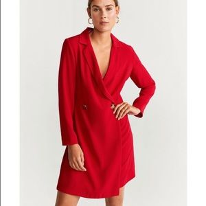 Mango Buttoned Wrap Dress - NEW WITH TAGS